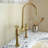 Solid Brass Kitchen Bridge Faucet