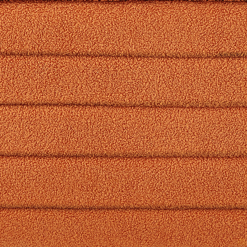 Banc de rangement avec repose-pieds Skandar, Orange