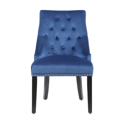 Aquavia 48 cm H Tufted Velvet Side Chair