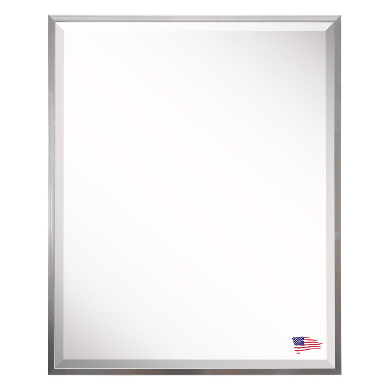 Derosier Metal Wall Mirror, 30" H x 36" W