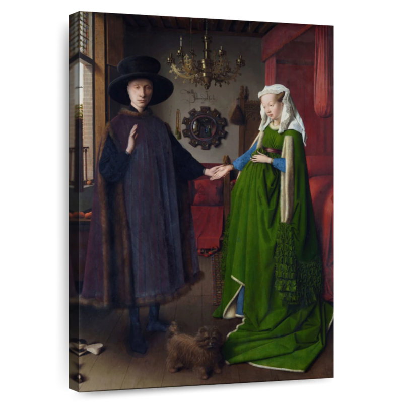 Leisha The Arnolfini Portrait, 39" H x 26" W