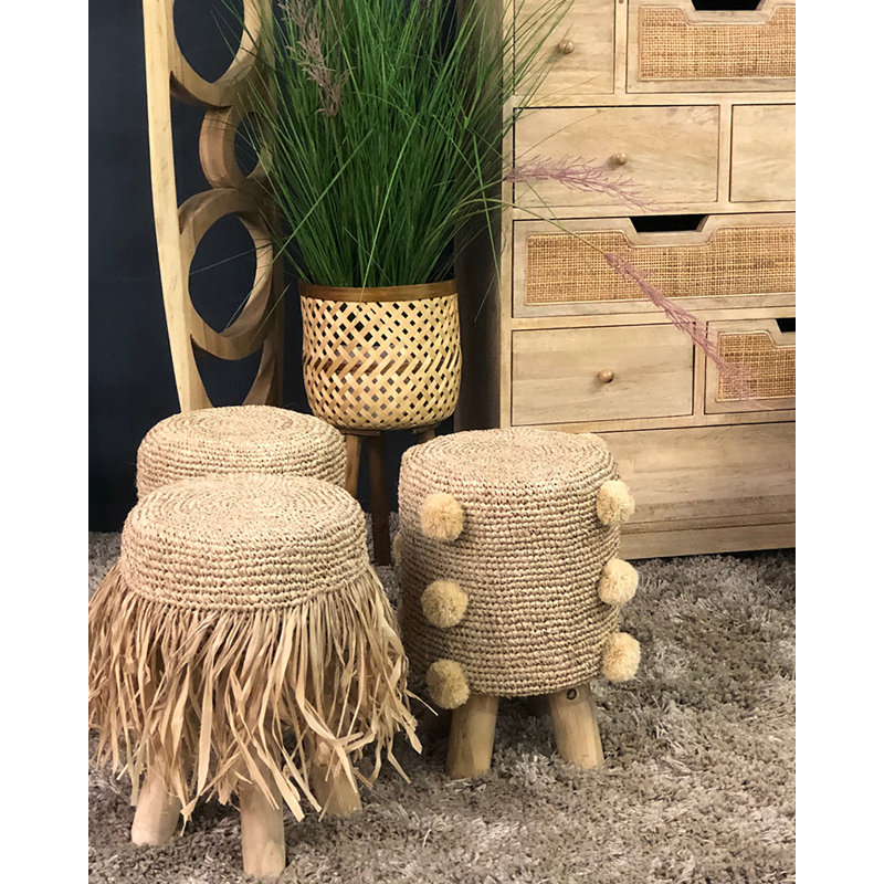Kilwin Solid Wood Accent Stool