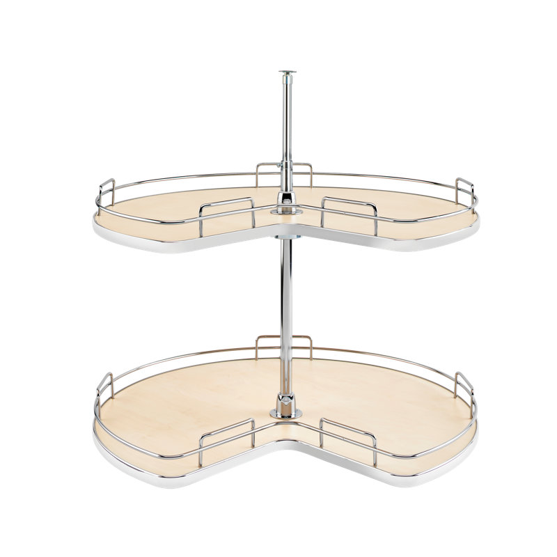 Plateau tournant à 2 tablettes Rev-A-Shelf, Érable naturel