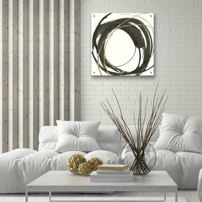 «Gilded Enso IV» par Chris Paschke, H 24 po x l 24 po