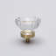 1 1/2" Round Amber Glass Knob-661319524
