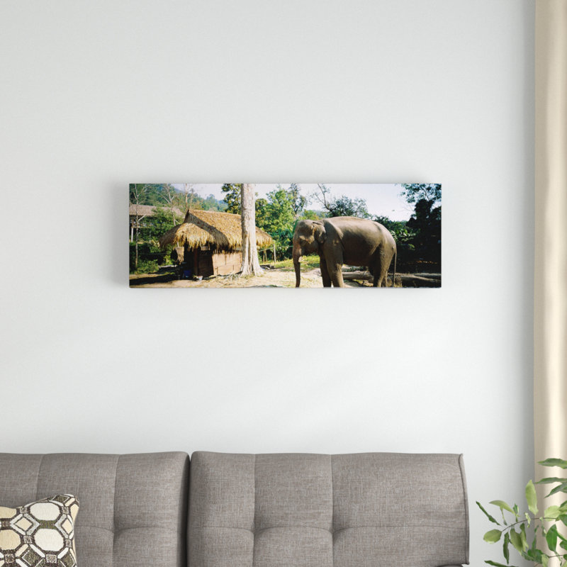 Reproduction de photo sur toile, H 12 po x l 36 po x P 1,5 po, Cadre noir