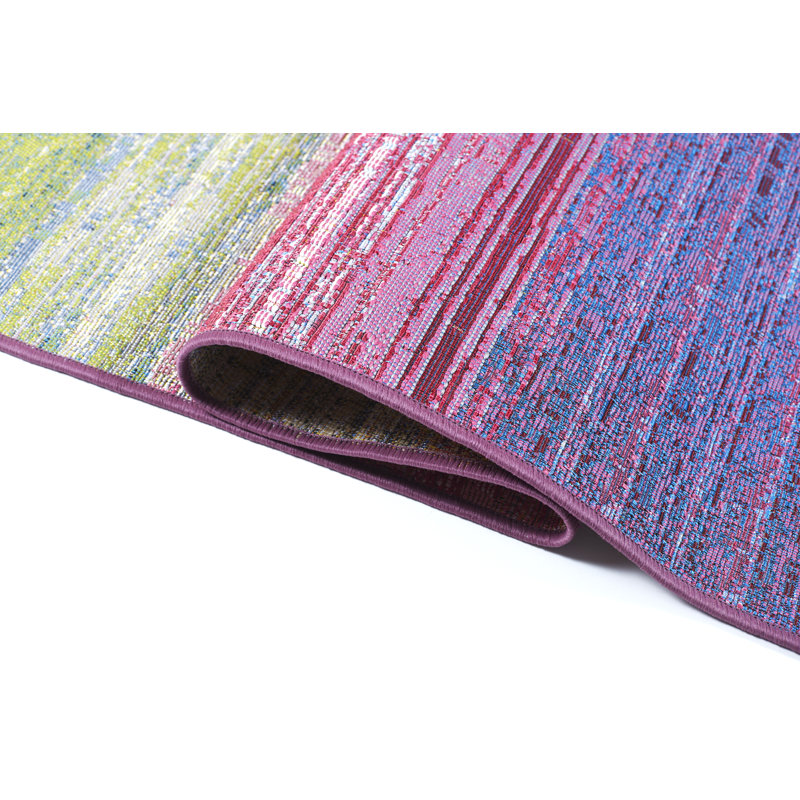 Tapis d'intérieur / extérieur en polypropylène tissé à la machine Timayah, 3 pi 3 po x 5 pi
