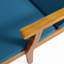 Chaise longue double avec côtés entièrement réglables