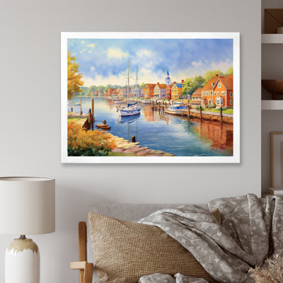 Paysage du canal de la baie Maryland