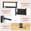 Manufactured Wood,Metal 175cm H Media Shelves