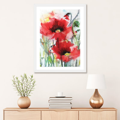 " Red Poppies " by Karin Johannesson