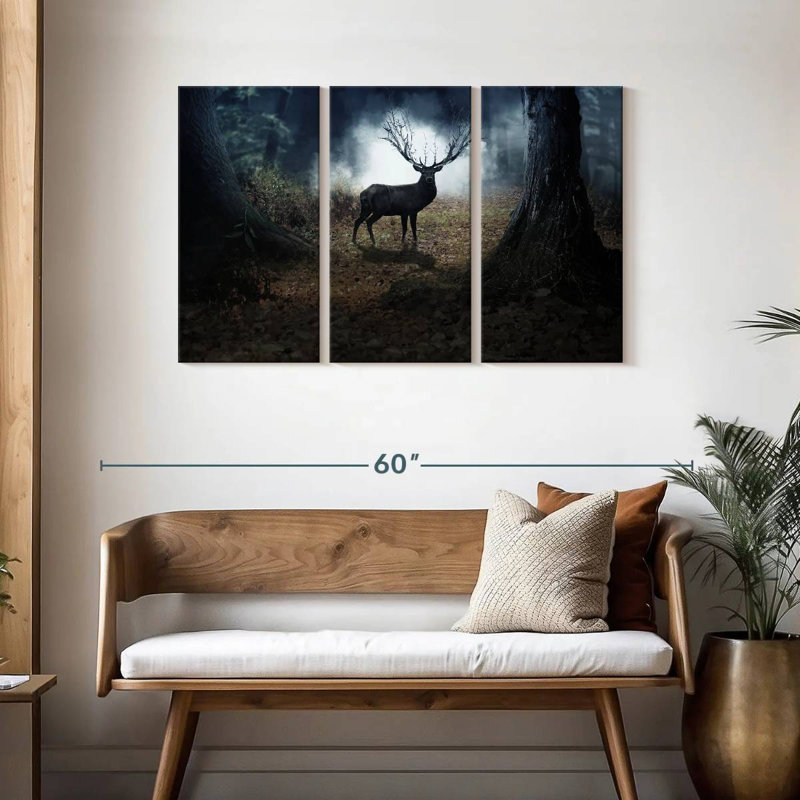 Brampt Phantom Deer Stag, 28" H x 45" W