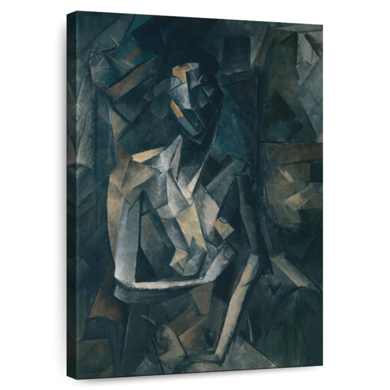 Avery Seated Nude, 30" H x 20" W