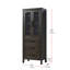 Armoire de rangement pour salle de bain 16 po en chêne chocolat-742355250-742355252