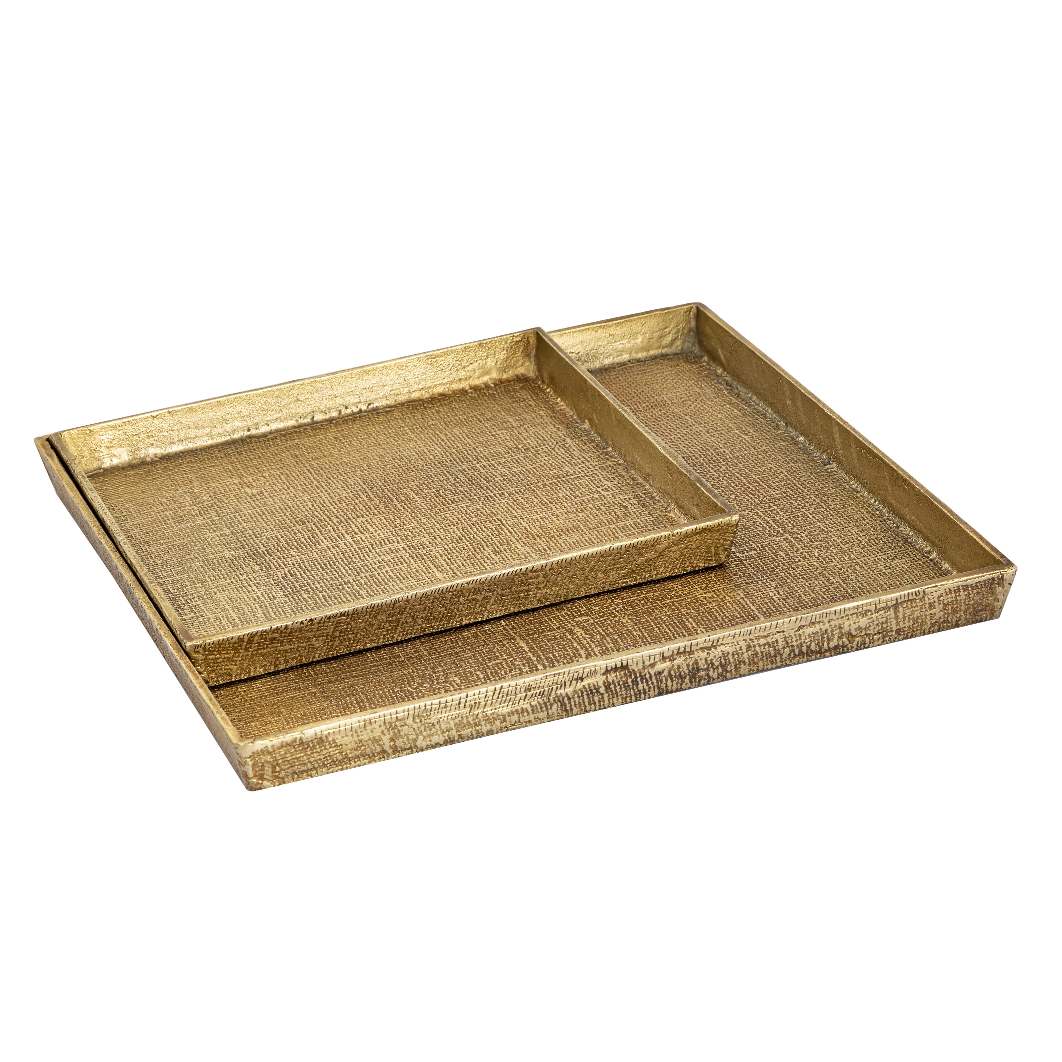 Latitude Run® 2 Piece Serving Tray Set | Wayfair