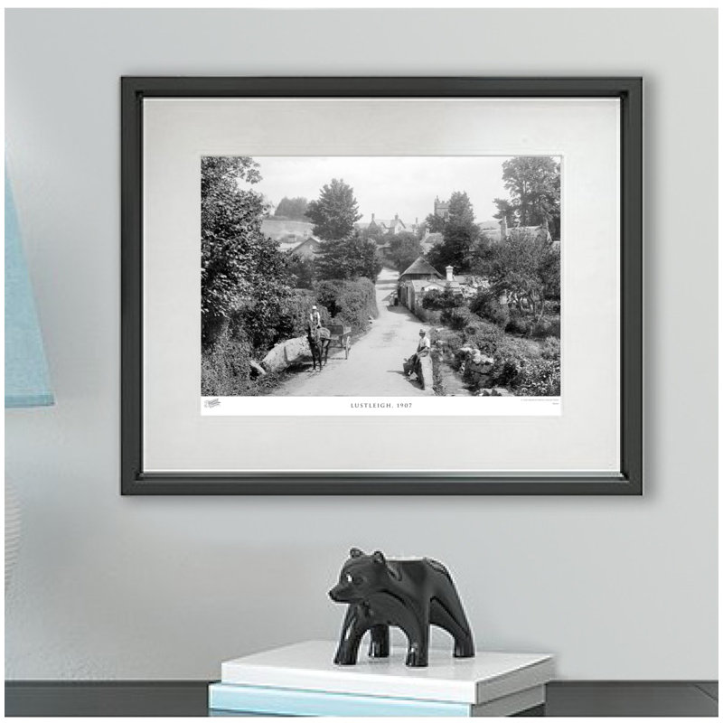 Lustleigh, 1907 by Francis Frith - Single Picture Frame Print, 60cm H x 80cm W x 2.3cm D