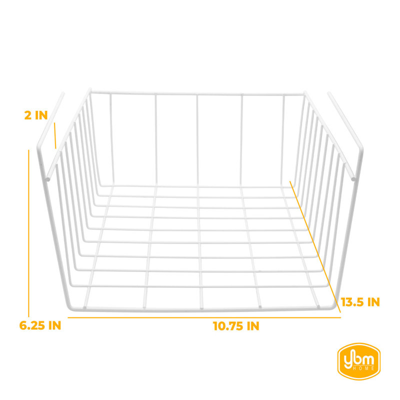 Panier sous tablette Matherville, H 5,5 po x l 14 po x p 9 po