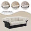 2 Seater Velvet Sofa Bed-126428403