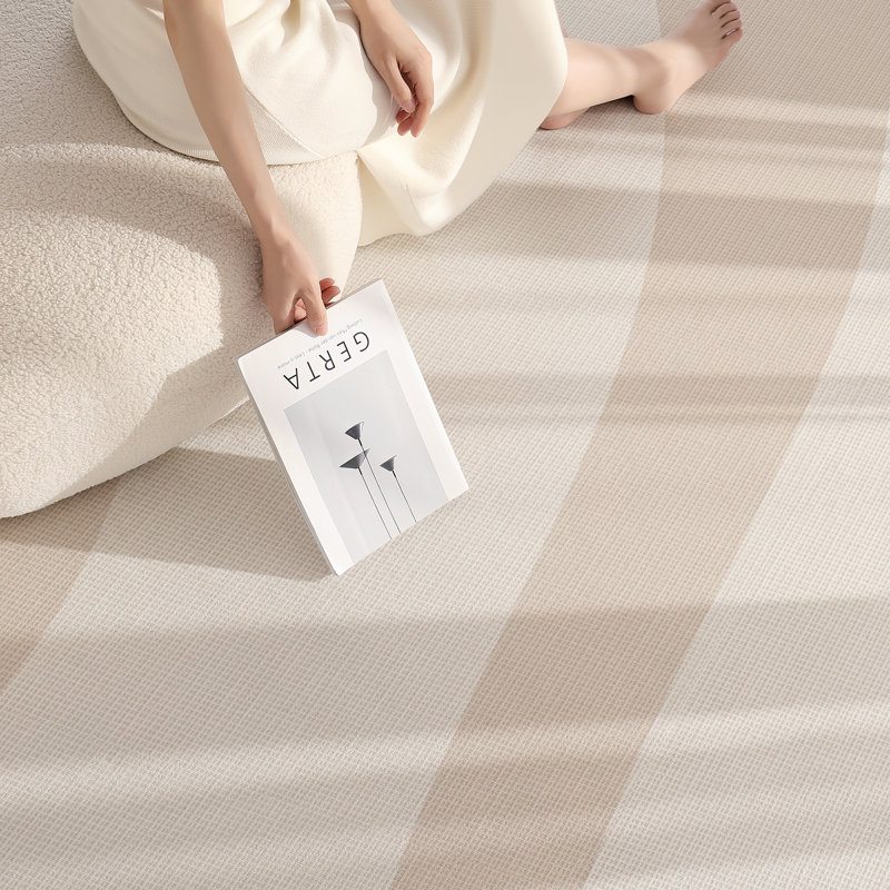 Tapis rectangulaire Kaiyue avec envers antidérapant, Rectangle 5 pi 11 po x 9 pi 6 po