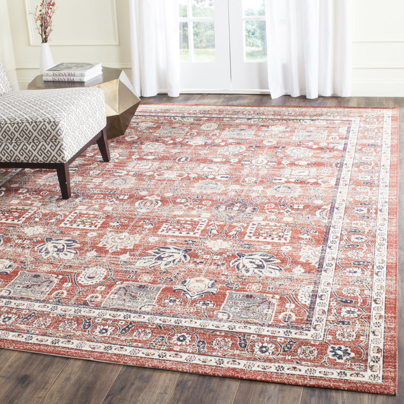 Guththorm Performance Oriental Rug, Rectangle 6'7" x 9'