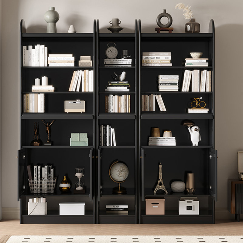 Bibliothèque légère de luxe noire