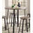 Focht Round Metal Base Dining Table