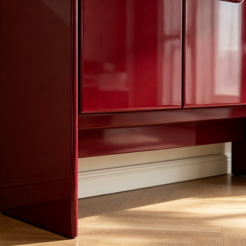 Buffet de style simple, Rouge