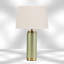 Cylinder 55cm Metal Ceramic look Table Lamp-47219205-47219206