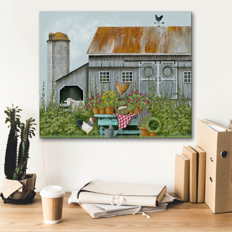  «Summer Bounty» par Tanya Nyp, art mural sur toile, 24 po x 20 po, H 20 po x l 24 po