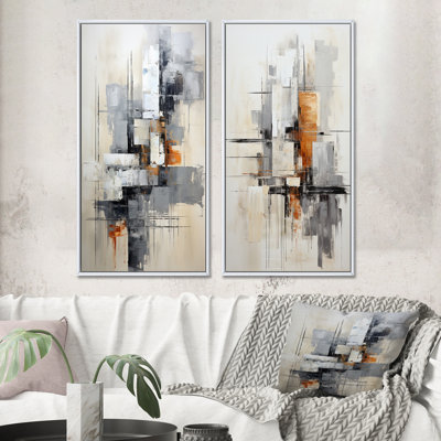 2 pièces sur toile - Montage minimaliste