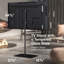Meuble télé pivotant pour téléviseur de 30 à 60 pouces jusqu'à 90 lb en verre trempé Slim - Meuble télé d'angle