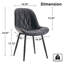 Chaise d'appoint rembourrée en similicuir Chardee-1647928894