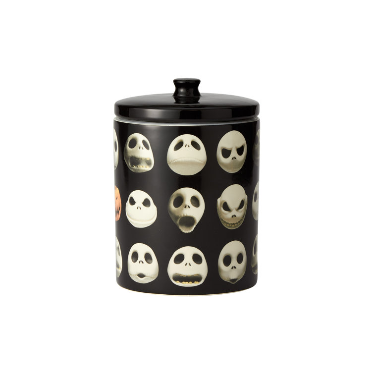 Nightmare Before Christmas Jacks Head Canister (canister rim is damaged, shown in photos)