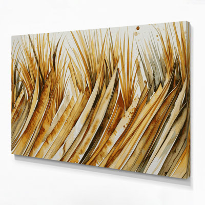 Hawaiian Grass Skirts Beige Canvas Wall Art