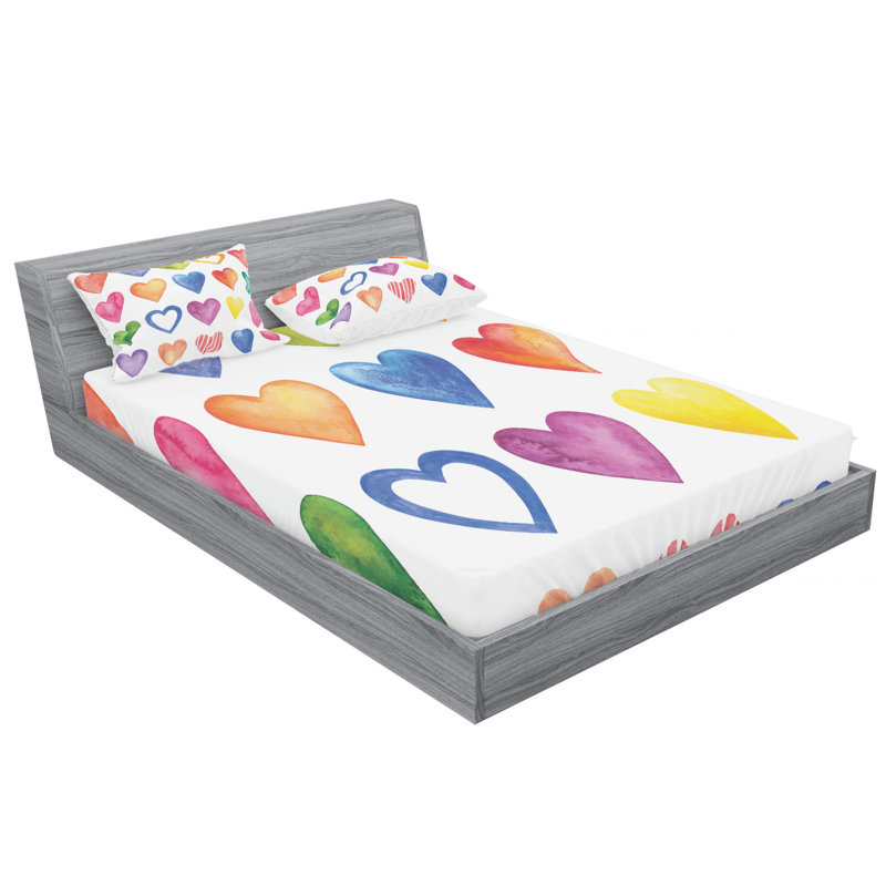 Microfiber Sheet Set, Full Sheet Set with Fitted Sheet