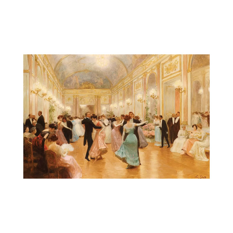 The Ball - Estampe numérique sur toile tendue avec châssis