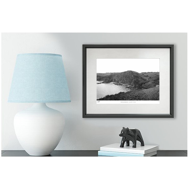 Trenarren, Cliff 1912 by Francis Frith - Single Picture Frame Print, 28cm H x 36cm W x 2.3cm D