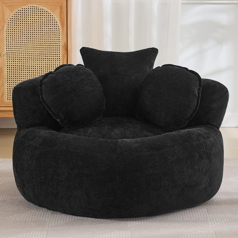 Fauteuil à billes 42 po, Noir
