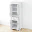 Freestanding Bathroom Storage Linen Cabinet-1905603245