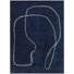 Beige/Navy Blue