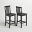 Tabouret de bar et de comptoir à siège capitonné en losange-2145297193-2145297186