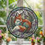 Panneau de vitrail Fox Fern-1690363038