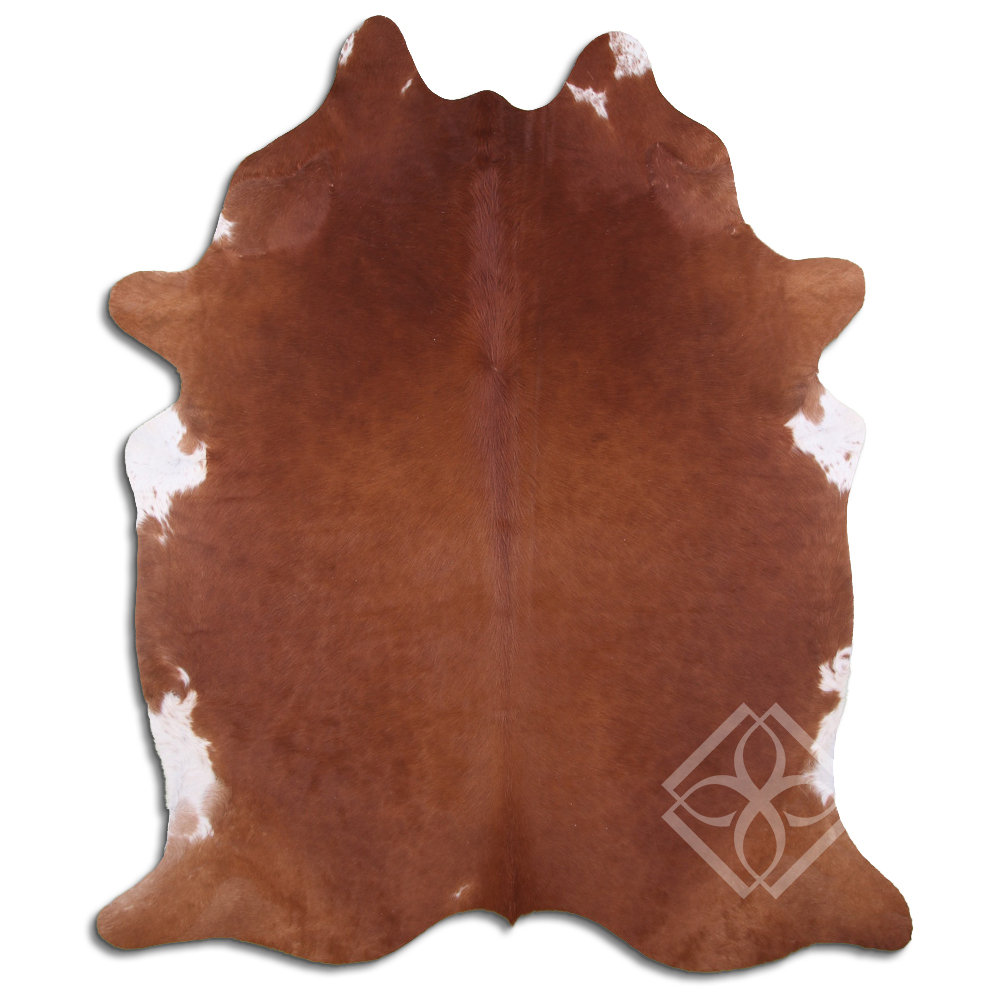 Loon Peak Natural Hair Handmade Cowhide Brown Area Rug - Wayfair Canada