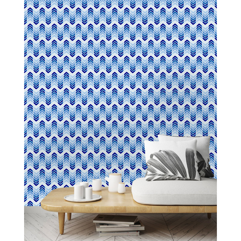 Heslin Peel & Stick Chevron Roll, 16.67' L x 25" W