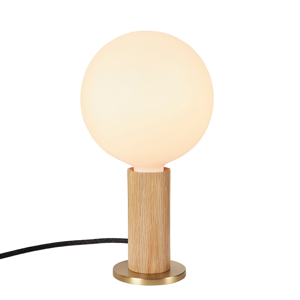 Knuckle Globe Lamp, Oak