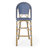Wicker Bar Stool With Aluminum Frame