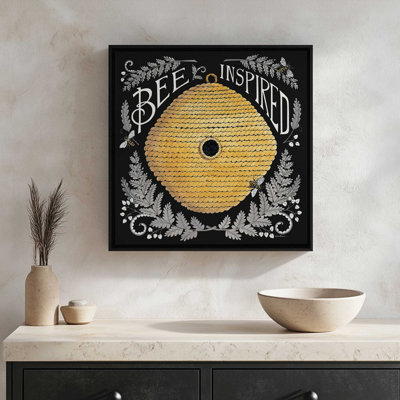 Bee Inspired by Deb Strain Art Print