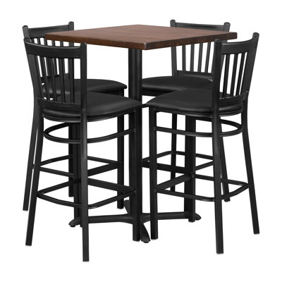 Bell 30"x30" Bar High Table Set W/chairs
