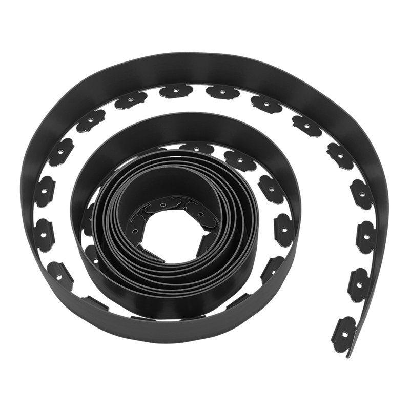 5 cm H x 100 cm W Lawn Edging Fencing, 5cm H x 100cm W x 10cm D, Black