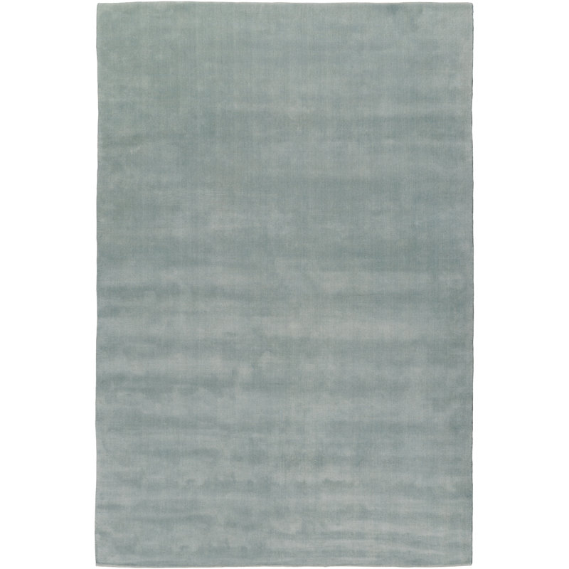 Farrow & Ball Plain Wool Lots Blue Area Rug, Rectangle 5' x 7'6"